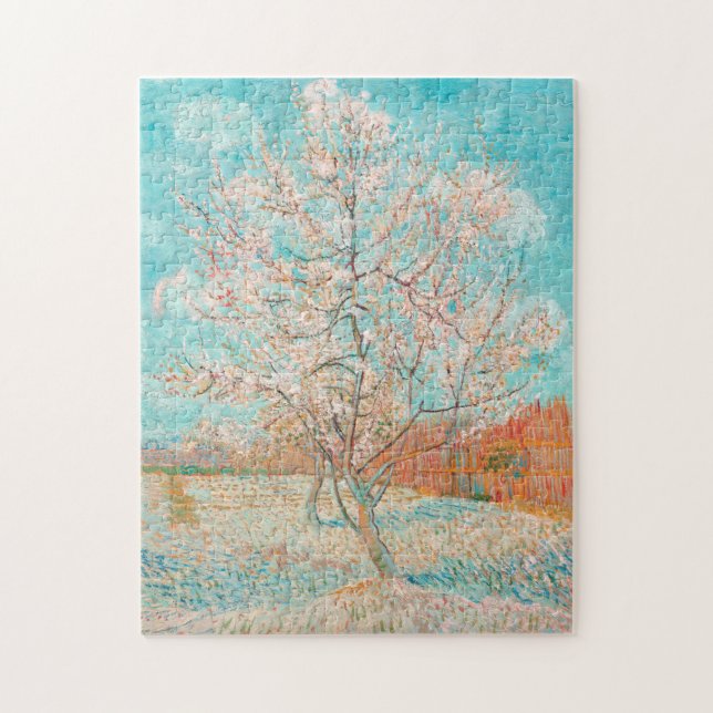 Puzzle Peach Tree rose, Vincent van Gogh (Vertical)