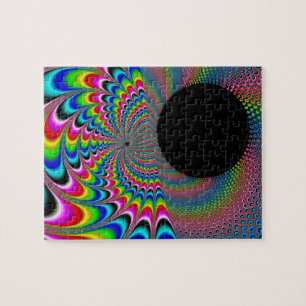 Puzzle Peackock A Delic - Fractal Art