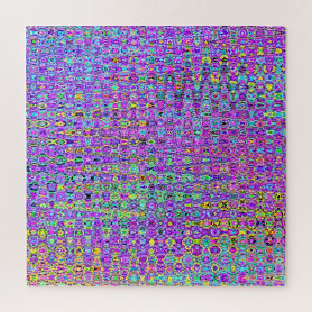 Puzzle Peacock violet (Vertical)