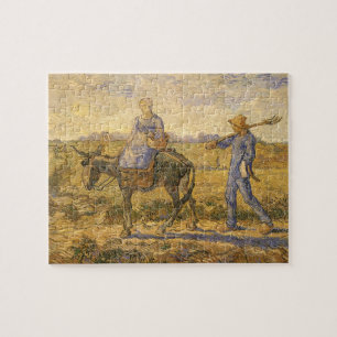 Puzzle Peasant Couple Going to Work by Vincent van Gogh