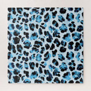 Puzzle Peau de Cheetah léopard : Aquarelle teinture Vinta