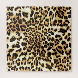 Puzzle Peaux de léopard, design motif sans soudure.