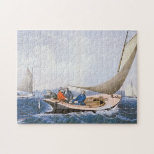 Puzzle Pêche à la traîne pour Fsh bleu outre de la cô