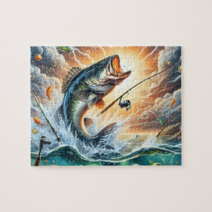 Puzzle Pêche au bass