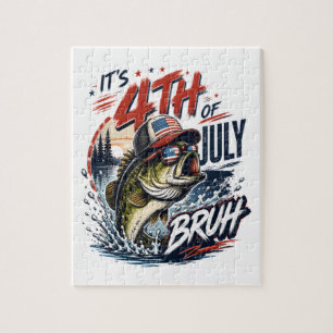 Puzzle Pêche de la basse brute du 4 juillet