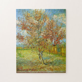Puzzle Pêcher rose dans la fleur par Vincent van Gogh. Le