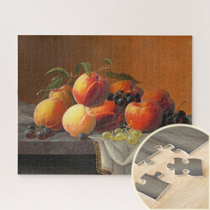 Puzzle Pêches, raisins et pommes, Beaux-Arts