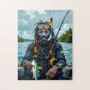Puzzle pêcheur à la lance jamaïcain