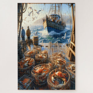 Puzzle Pêcheurs à la Twilight ramassant des crabes