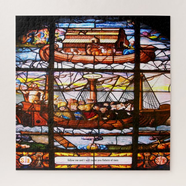 Puzzle Pêcheurs d'hommes art chrétien (Vertical)