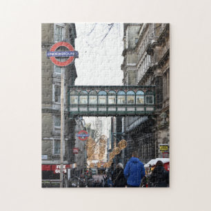 Puzzle Pedestrian Bridge, Charing Cross, London UK