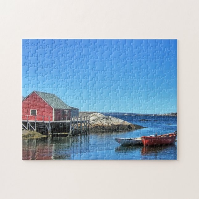 Puzzle Peggy's Cove Nouvelle-Écosse. (Horizontal)