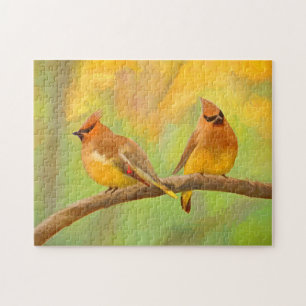 Puzzle Peinture à cire de cèdre - jolie art original chie
