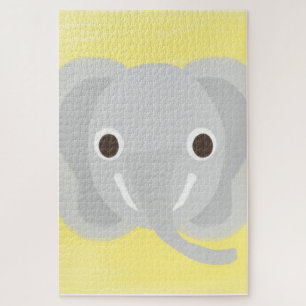 Puzzle peinture à l'éléphant