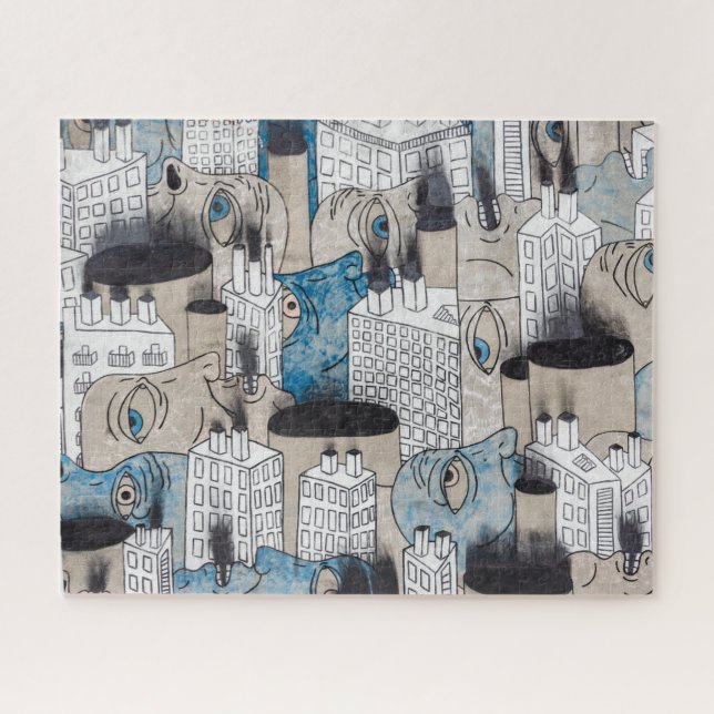 Puzzle Peinture Abstraite (Horizontal)