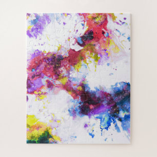 Puzzle Peinture Abstraite colorée