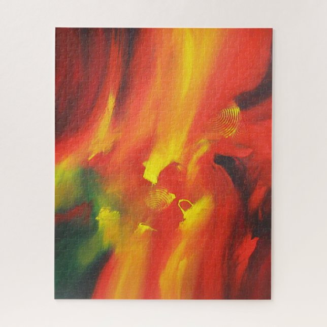 Puzzle Peinture Abstraite contemporaine Expressionniste t (Vertical)