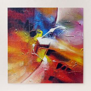 Puzzle Peinture Abstraite expressionniste contemporaine