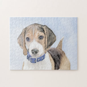 Puzzle Peinture Beagle - Art original du chien