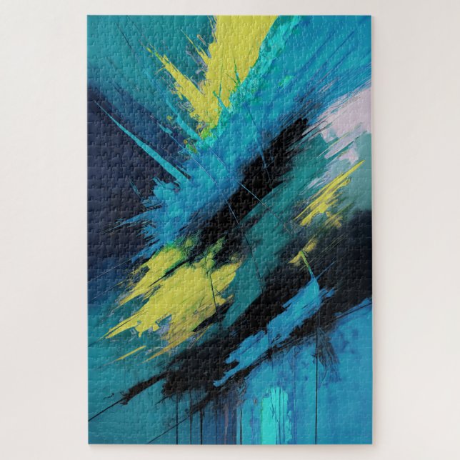 Puzzle Peinture biologique Abstraite (Vertical)