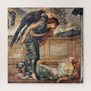 Puzzle Peinture Célèbre Cupidon et Psyché Pré-Raphaélite
