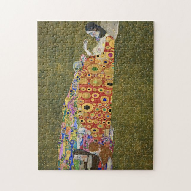 Puzzle Peinture célèbre de Gustav Klimt's Hope II (1907-1 (Vertical)