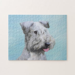 Puzzle Peinture Cesky Terrier - Cute Original Chien Art