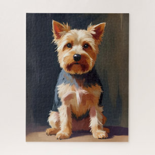 Puzzle Peinture d'animal de compagnie chien Yorkshire Ter