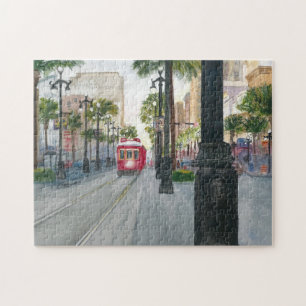 Puzzle Peinture d'aquarelle de la Nouvelle-Orléans
