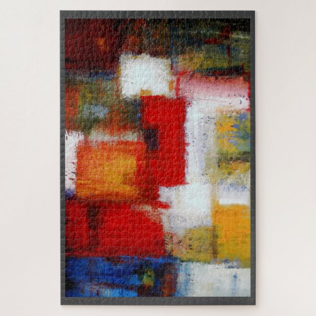 Puzzle Peinture d'art Abstrait moderne (Vertical)