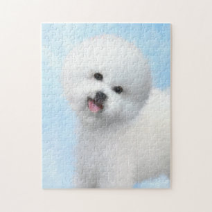 Puzzle Peinture de Bichon Frise - Cute Original Dog Art