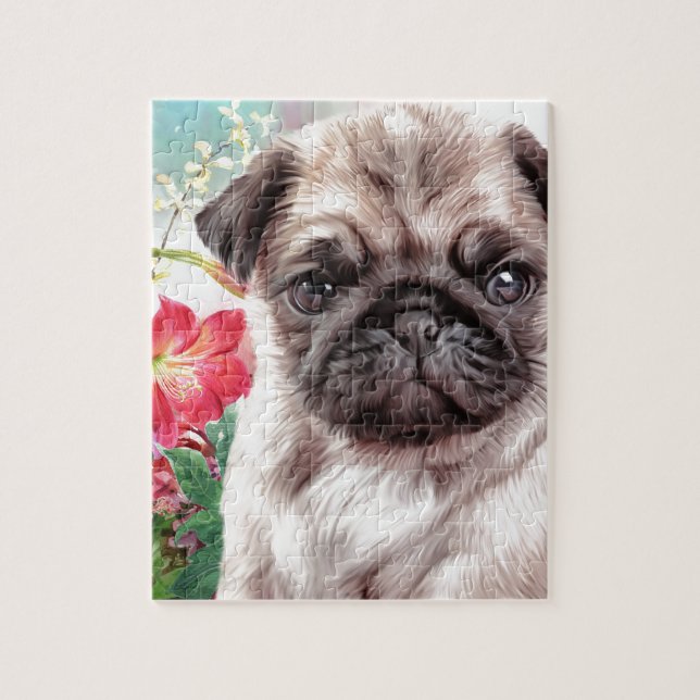 Puzzle Peinture de carlin (Vertical)