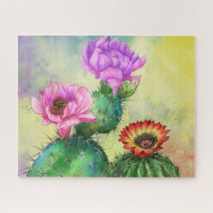 Puzzle Peinture de casse rouge violet rose