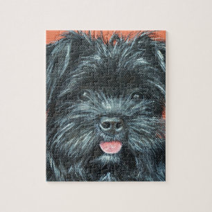 Puzzle Peinture de chien de Terrier mignon