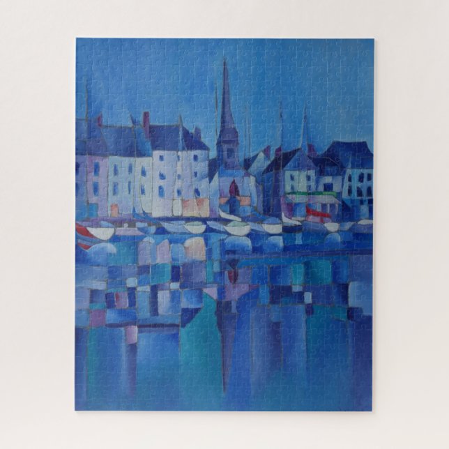 Puzzle Peinture de Honfleur, France - (Vertical)