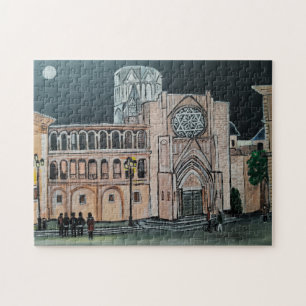 Puzzle Peinture de la cathédrale de Santa María par Alfre