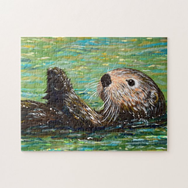 Puzzle Peinture de la Loupe de mer (Horizontal)