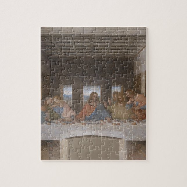 Puzzle Peinture de Leonardo da Vinci de dernier dîner (Vertical)