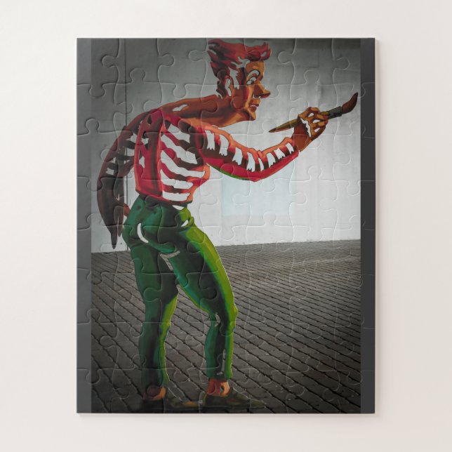 Puzzle Peinture de l'homme (Vertical)