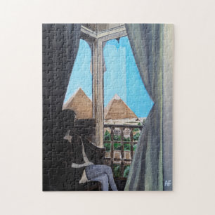 Puzzle Peinture de l'hôtel Pyramisa par Alfred Fox