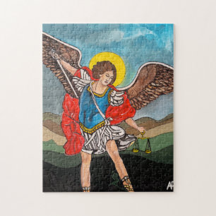 Puzzle Peinture de Saint Michel Archange par Alfred Fox