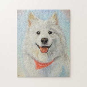 Puzzle Peinture de Samoyed