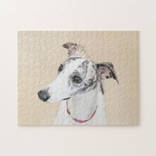 Puzzle Peinture de Whippet - Art Original Mignon de Chien