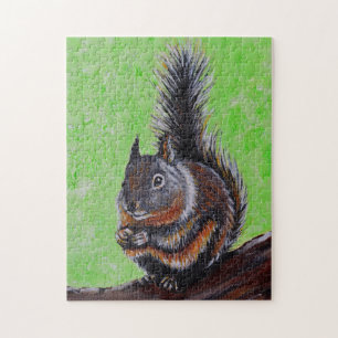 Puzzle Peinture d'écureuil Douglas 2