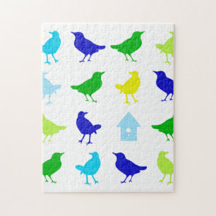 Puzzle Peinture des oiseaux colorés par Chariklia Zarris
