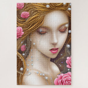 Puzzle Peinture d'Imaginaire Chilbi Exquis Delicate Cuivr