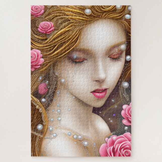 Puzzle Peinture d'Imaginaire Chilbi Exquis Delicate Cuivr (Vertical)