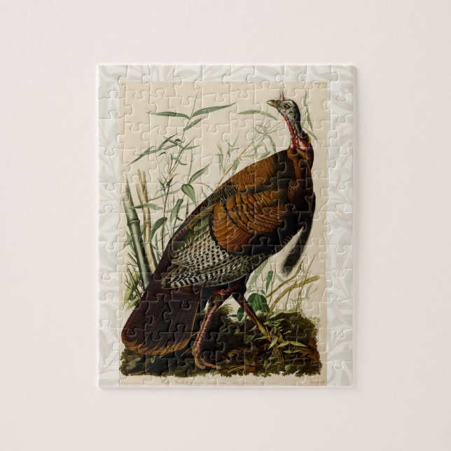 Puzzle Peinture d'oiseaux sauvages de Turquie Audubon (Vertical)