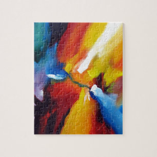 Puzzle Peinture expressionniste abstraite