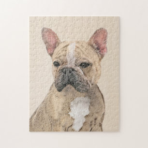 Puzzle Peinture française de Bulldog (Sable) - Belle oeuv